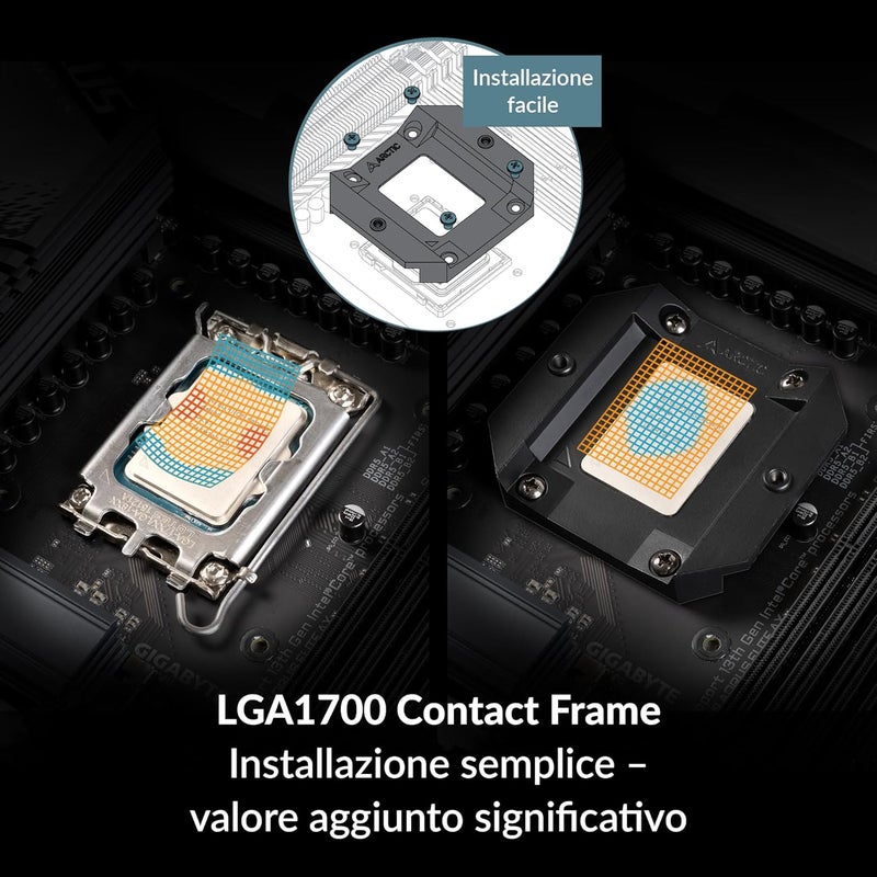 Arctic سائل فريزر III 280 A-RGB - مبرد مياه AIO لوحدة المعالجة المركزية، تبريد مياه للكمبيوتر، إنتل وأيه إم دي، مضخة تحكم PWM فعالة، مروحة: 200–1900 RPM، إطار اتصال LGA1851 وLGA1700 - أبيض - Image 4